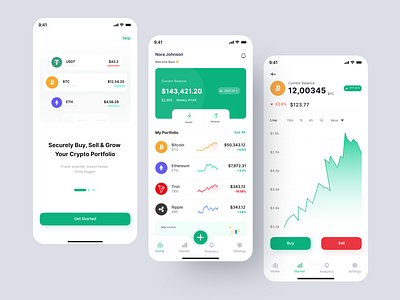 Crypto App ui web3 crypto