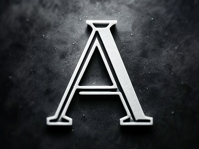 A a branding des design graphic design illustration logo monogram typography vector