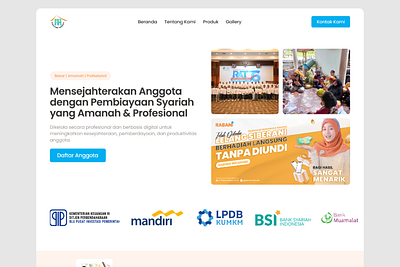 Kopsyah Rabani - Corporate Landing Page Redesign branding company company profile corporate design graphic design landing page portfolio ui ux web design
