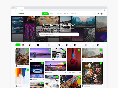 Unbound - Media Social Website Platfrom figma lading page design landing page media social pltafrom media social website ui ui design ui designer uiux uiux design uiux designer ux ux design ux designer web design web designer