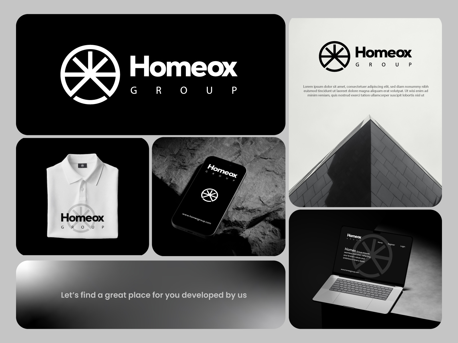 Example of Modern & Luxury Real Estate Logo Design