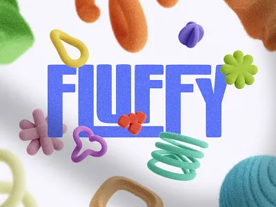 Fluffy 3D Abstract Shape 3d 3d art abstract art blender branding colorful design digital art download fun graphic design illustration render shape soft tridimensi pro