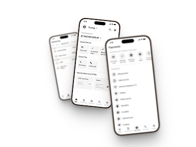 Finance App Concept – Light Theme UX banking figma design finance minimalist mobile ui