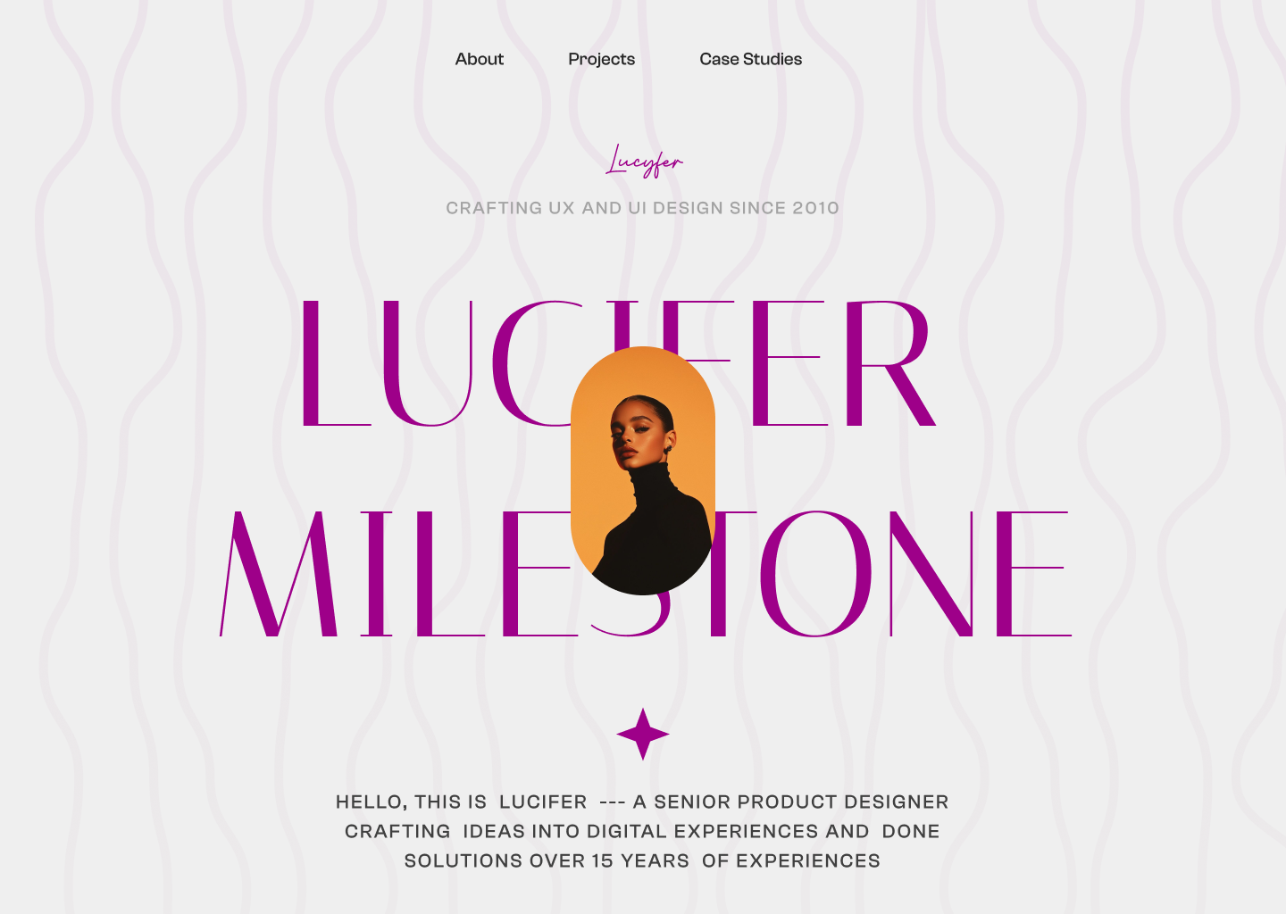 Portfolio Hero section UI animation branding hero ui ui design