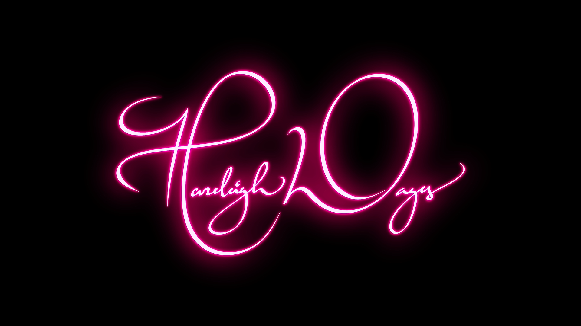 Neon Text hand written effect after effect animation handwritten motion graphics neon text animation