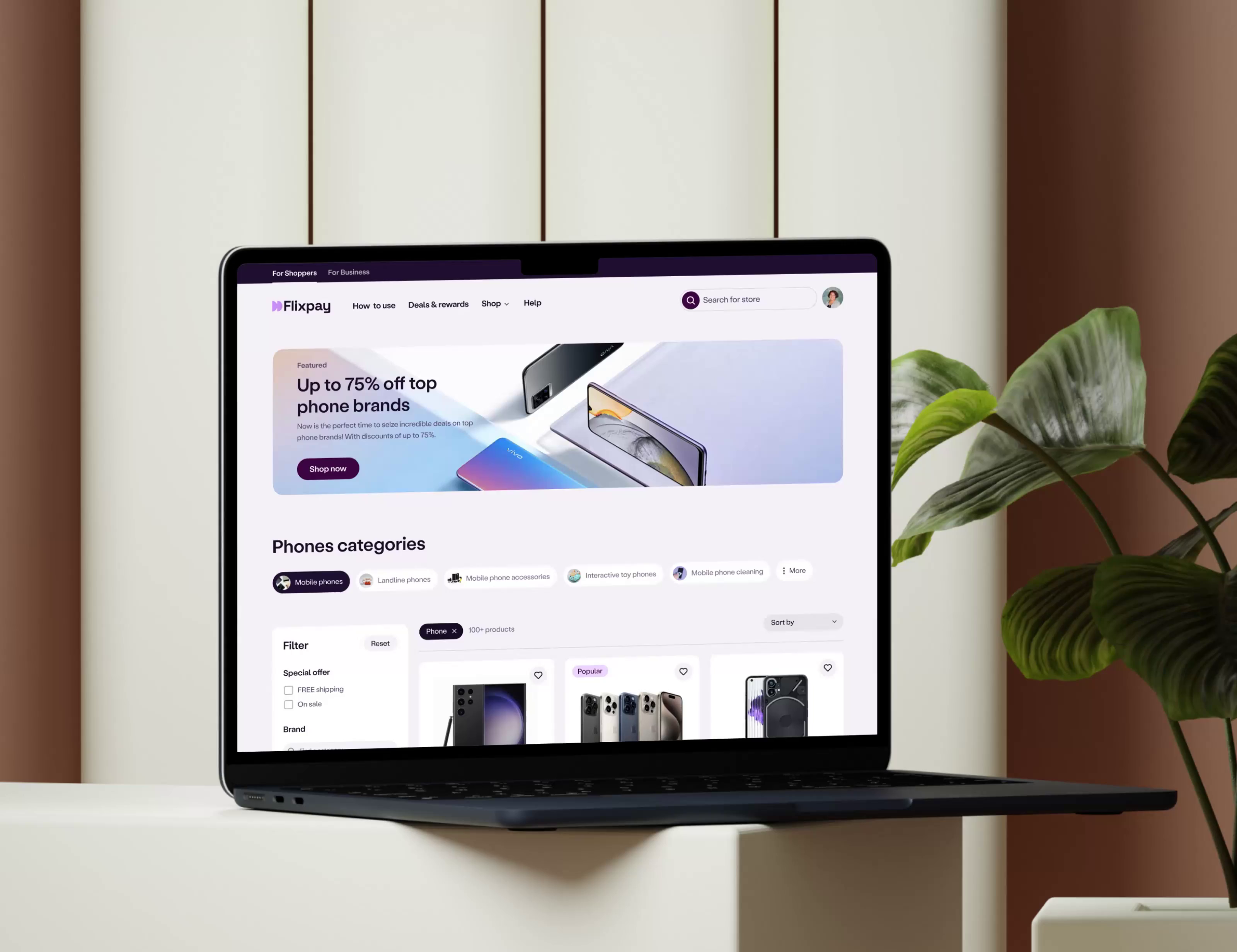 Example of E Commerce Landing Page Design (Cro)