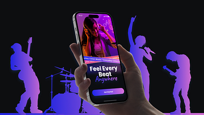 Modern Music Streaming App UI Design