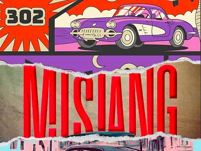 Paper Collage animation branding graphic design illustration poster ui ux