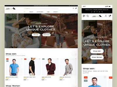Jakko Ecommerce cloth website design design ecommerce landing page design ecommerce store ecommerce website design figma figma ecommerce website design figma landing page design landing page mens ecommerce online ecommerce store design shopify store design ui ui design ui ux design ux design web design web ui design website design