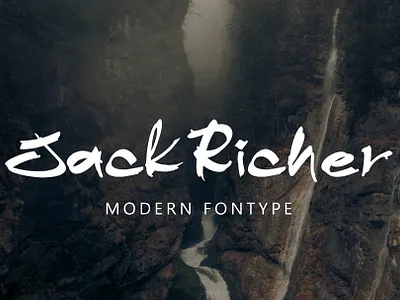 Jack Richer is a handwritten font branding brush font handwriting handwritten lettering logo modern script social media typeface wedding