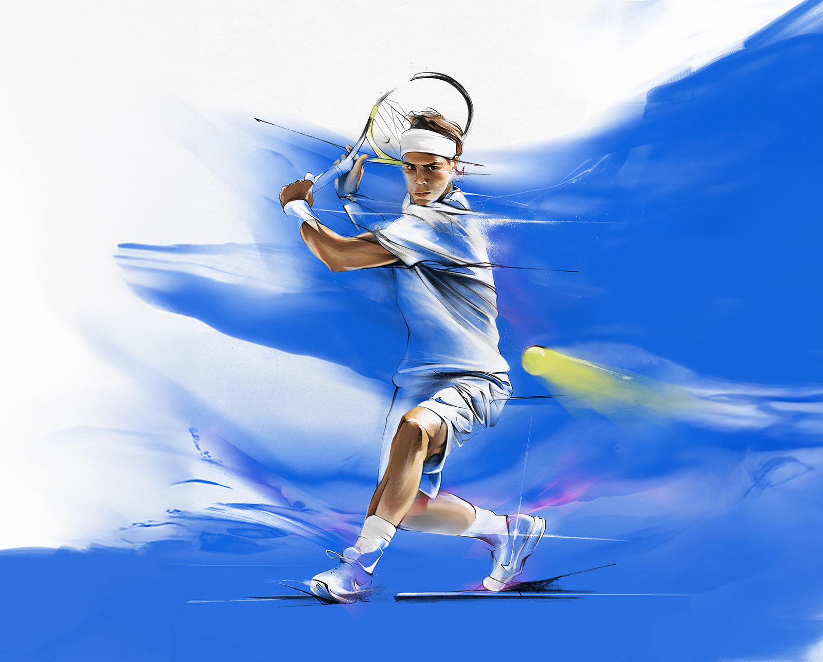 🎾 US Open - Roger Federer digitalart drawing illustration rogerfederer tennis usopen
