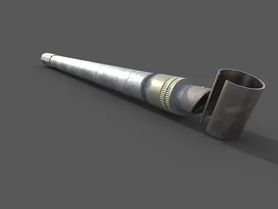 Extension pole for DP-5V dosimeter 3d 3d modeling 3d object 3d render blender game art hard surface modeling low poly product visualization
