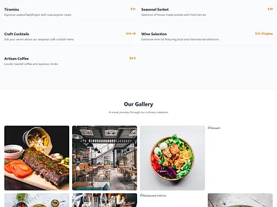 UI Design for Restaurant website 2025 book table react reservations restaurant restaurant menu ui