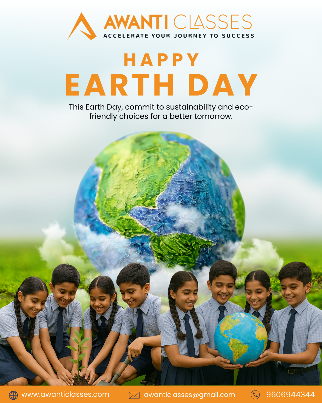 Earth Day Poster for an Educational Institute