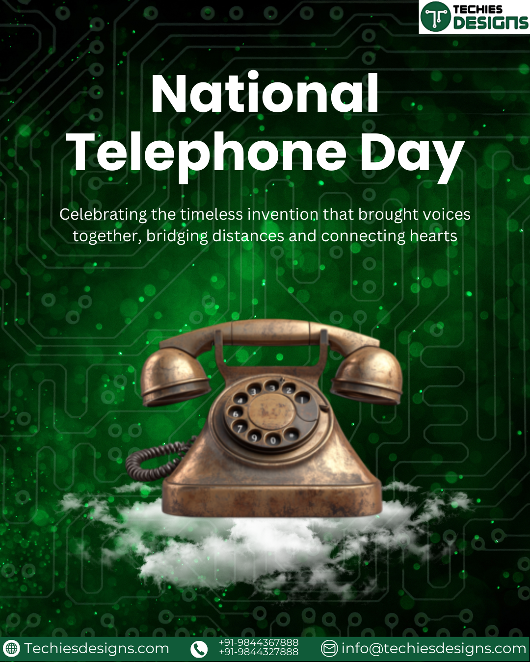 National Telephone Day Posters for a PCB Company