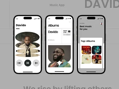 Music art music ui ux