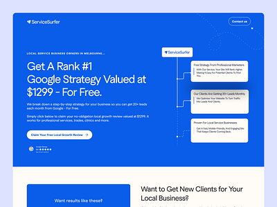 Lead Gen Landing Page elementor figma landing page lead generation page marketing seo ui design web design wordpress