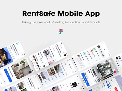 RentSafe App app mobile design renting ui ux