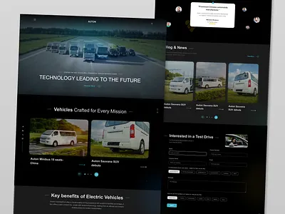 Electric Vehicles Company Website Design appdesign beautiful best dribbble shot best shot branding design electric car eye catching graphic design illustration innovation landingpage logo marketing safatul islam aly social media designer template uiux vehicle website