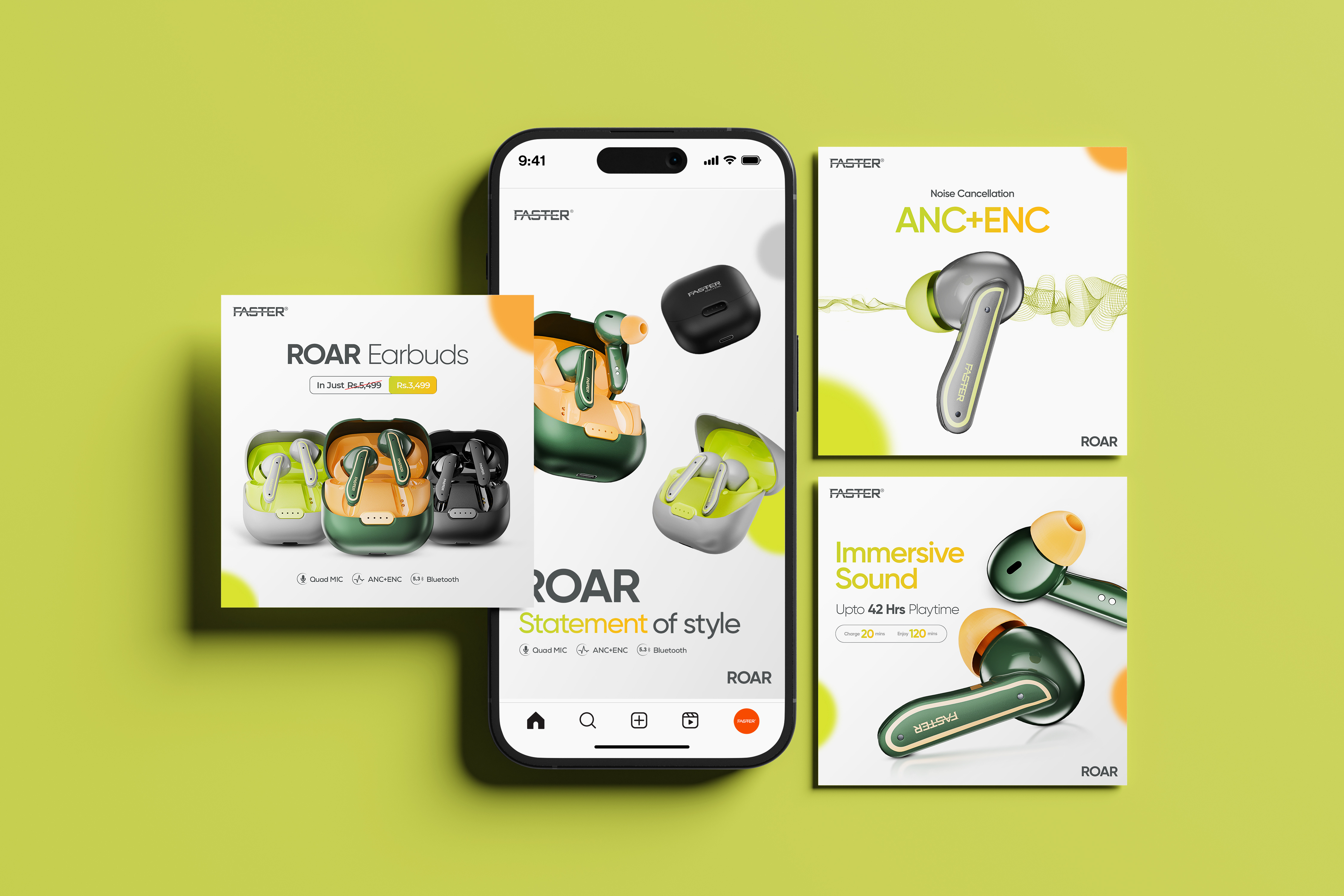 Roar Creative ads graphic design