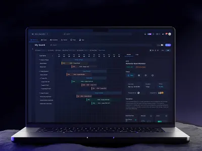 Modern Task Management Dashboard UI – Web App Design app concept