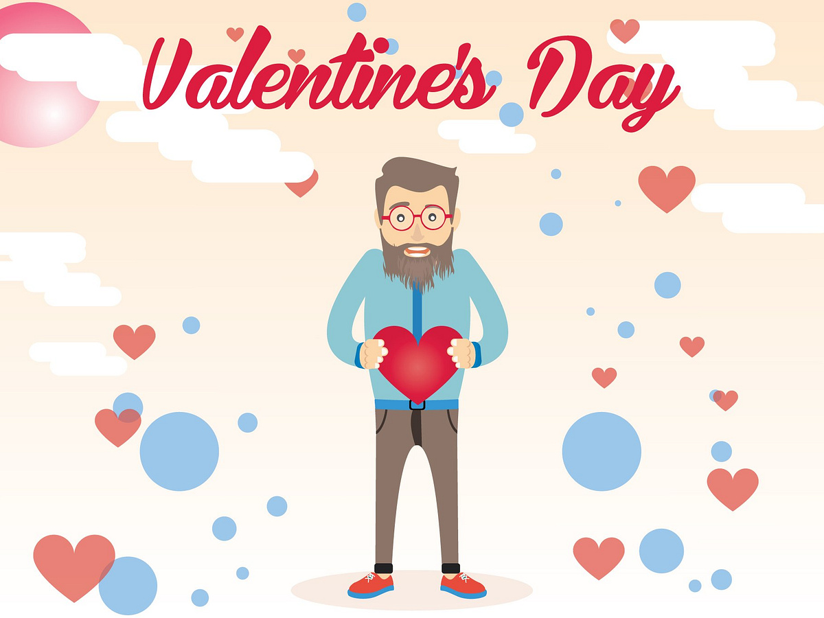 Characters For Valentine's Day. By Oleksii Bocharov On Dribbble