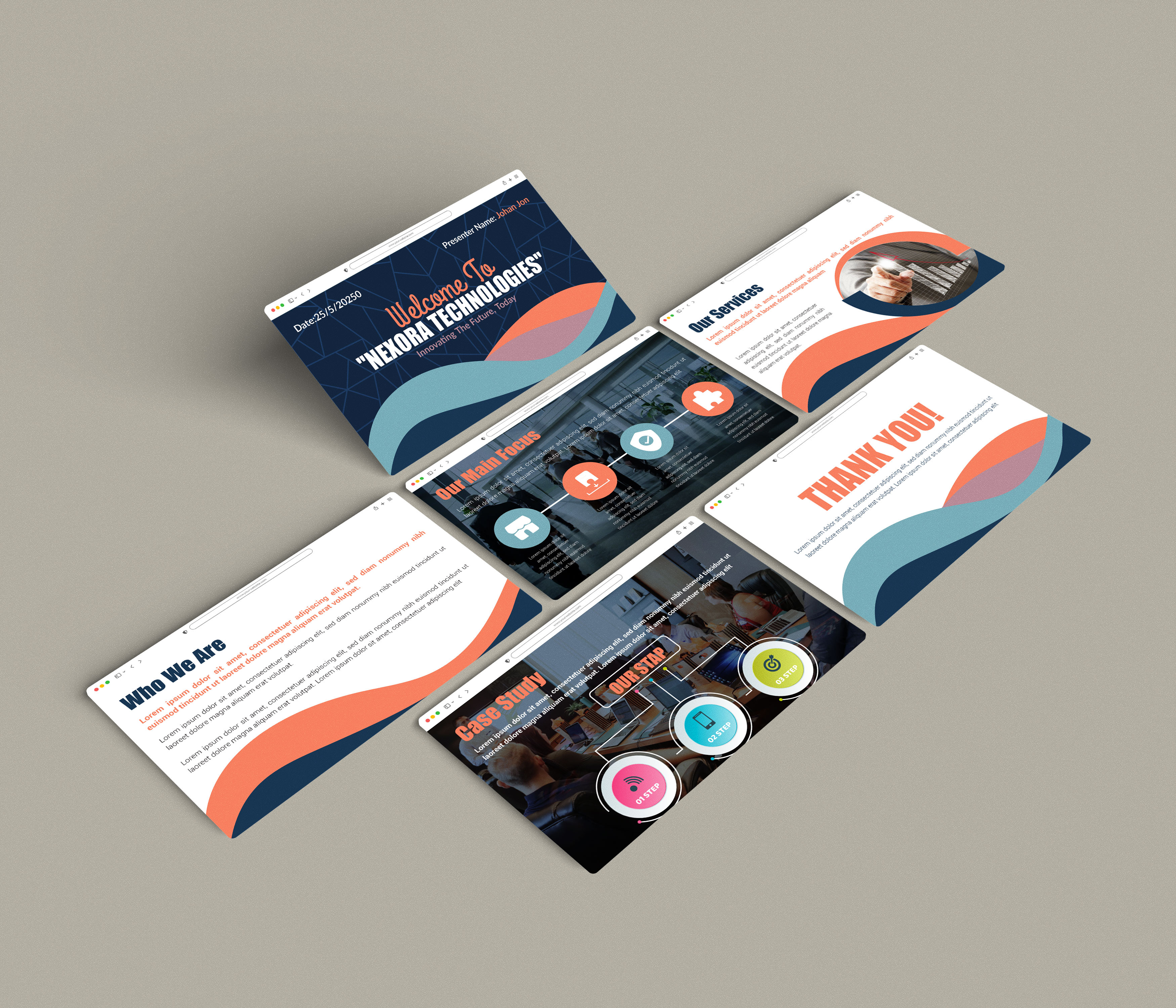 Example of Power Point Presentation Slides Design