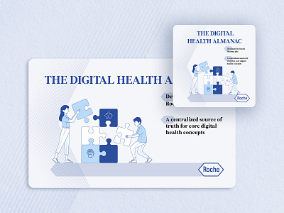 Linked In Banner design for Roche ad design banner design graphic design heaalthcare healthcare social media design linkedin post design social media design