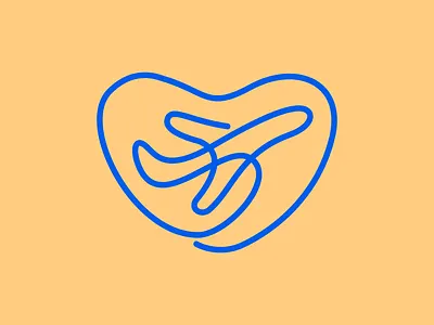 Air Love air airplane fun identity logo love monoline oneline plane simple