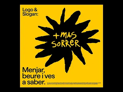 Energetic Visual Identity Design artsy design branding design catalan identity creative slogan cultural branding event promo expressive type funky logo lifestyle concept logo concept modern branding poster layout restaurant branding sunny vibe typographic poster visual identity visual identity design yellow palette