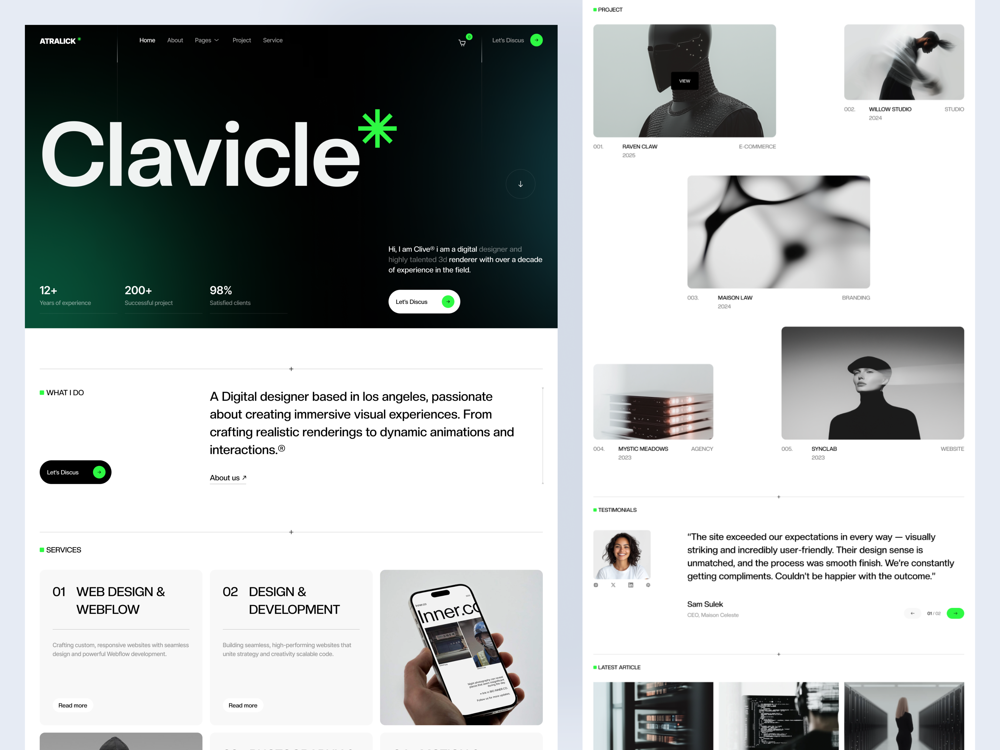 Personal Website Design agency agency web agency website design clean website design hr rumen landing page landing page de minimal minimal website personal portfolio website personal website design portfolio ui ux web website website design