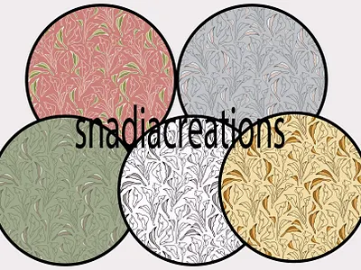 Ditsy floral blossom flowers botanical design ditsy floral fabric designer home decor lily modern nature seamless pattern spring summer surface design textile design vector wallpaper design