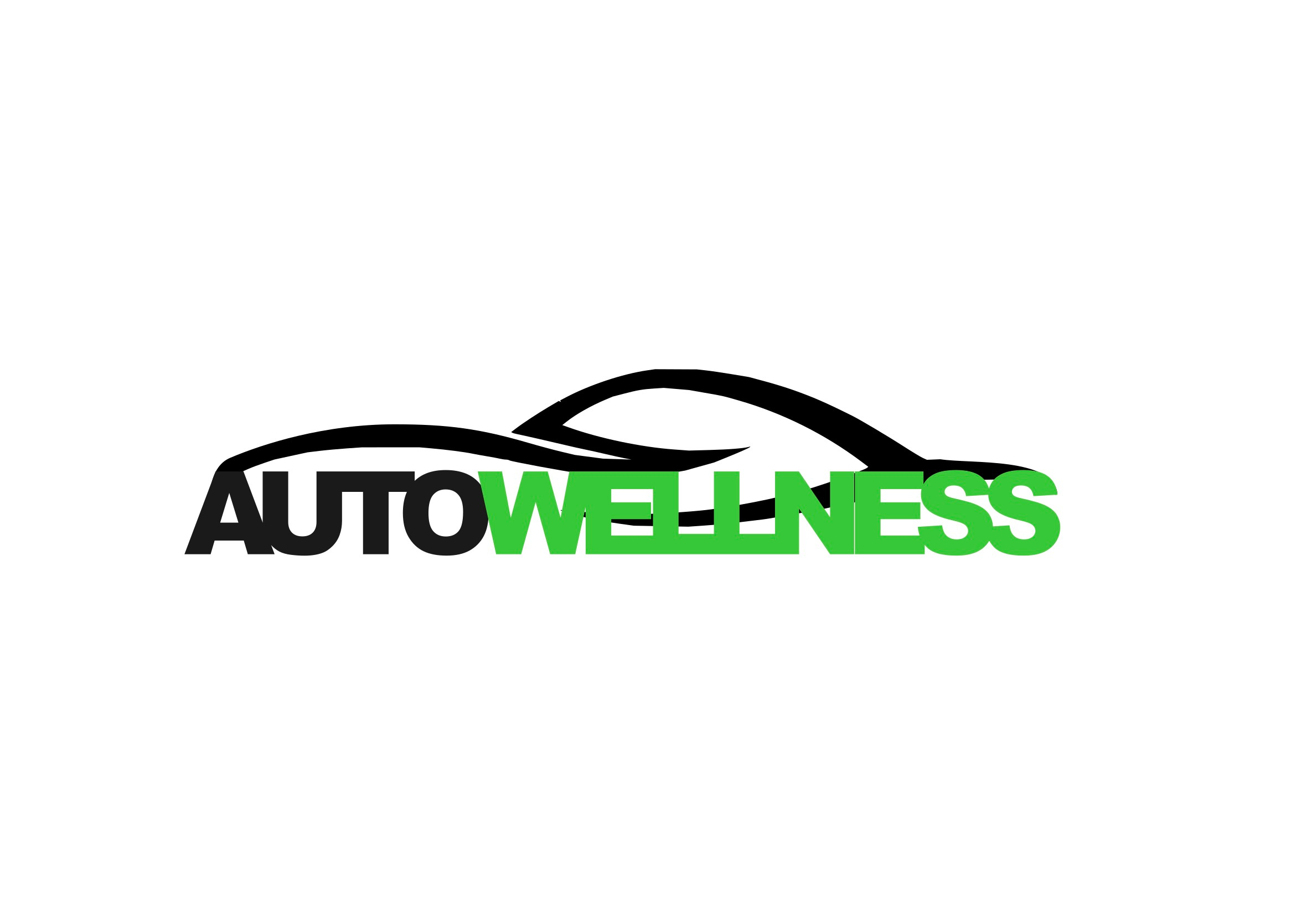 AutoWellness CarCare branding illustration logo logotype sign