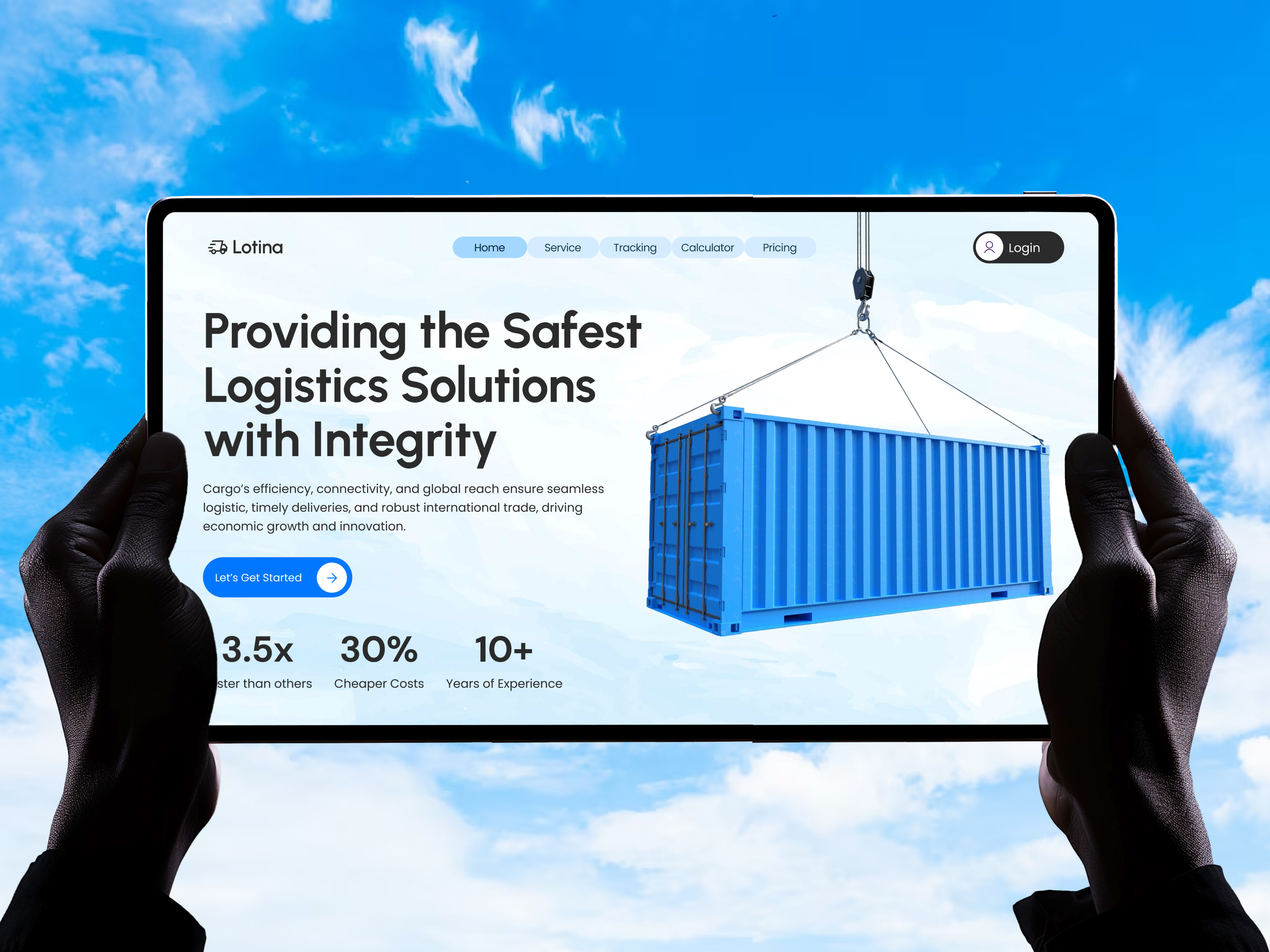 Example of Website / Landing Page Design