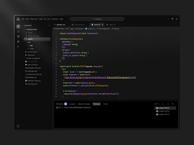 Coffee Code Editor black code ui ux web white