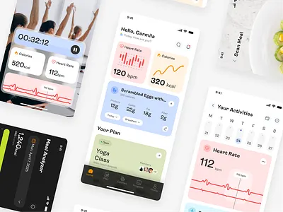 Leluafits Mobile App | All-in-One Fitness Platform app design branding colorful ui design fitness and health fitness app health app health tracker app ios ui mobile app mobile app design modern design ui uidesign userinterface ux uxdesign wellness workout tracker yoga app