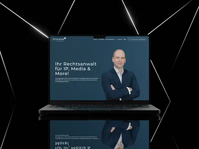 Zemann IP - Law Firm Framer Website clean design design framer illustration landing page modern design ui ui design web design