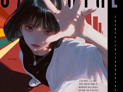 Sapphire: An Easter Design anime art canva design graphic design typography