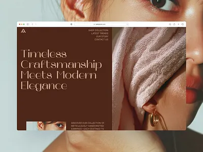 Premium Luxury Women’s Earring website header design e commerce e commerce uiux e commerce web design earrings ecommerce ecommerce ecommerce design ecommerce designer ecommerce header ecommerce landing page ecommerce uiux ecommerce web design ecommerce website ecommerce website design header shopify ecommerce web design webflow webflow designer webflow e commerce webflow ecommerce