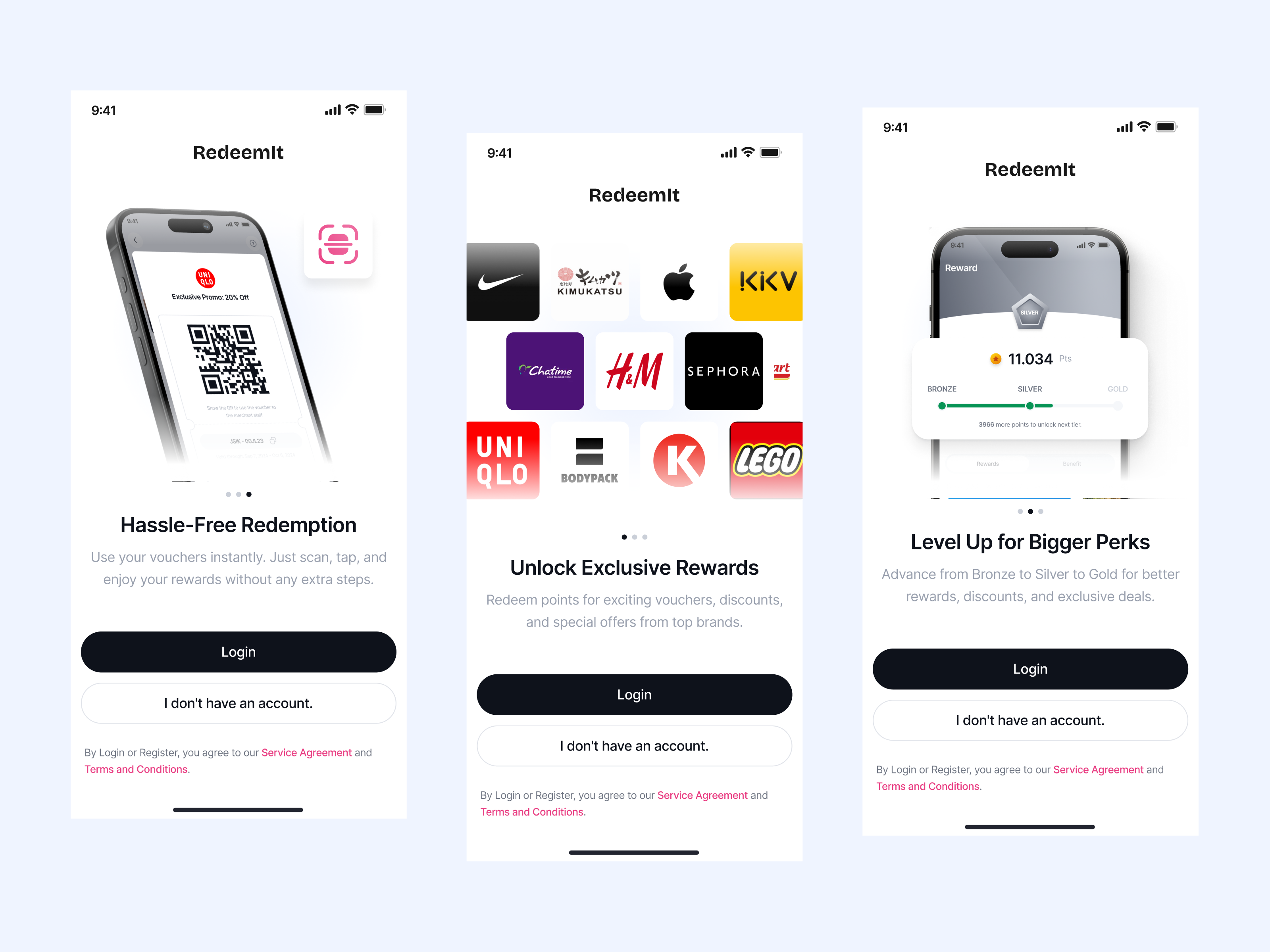 Redeemlt - Onboarding Screen clean coupon design discount discounts app giftcard app mobile app mobile apps mobile template modern onboarding onboarding screen product design shopping store ui ui8 voucher voucher app voucher mobile