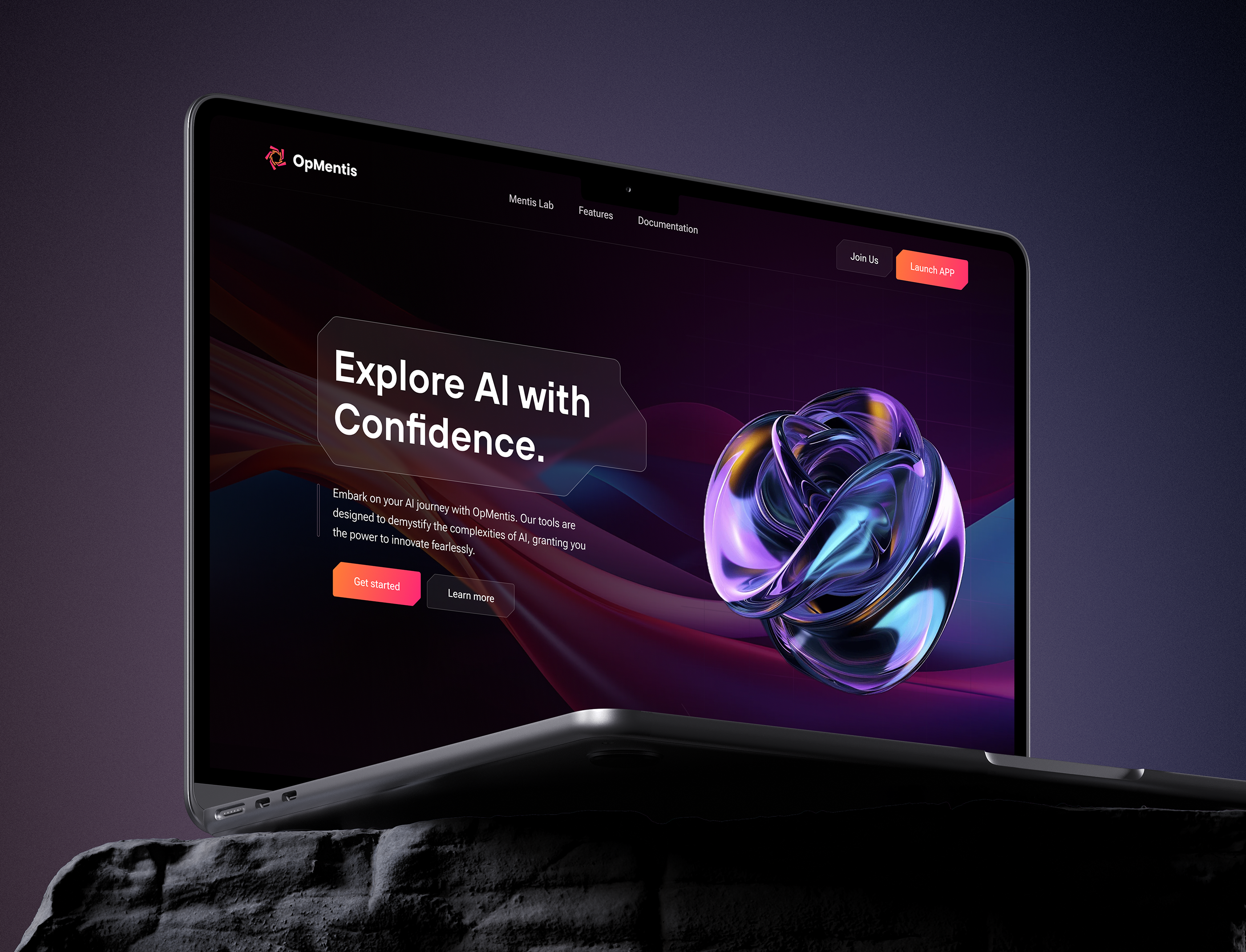 Example of Crypto Landing Page Design