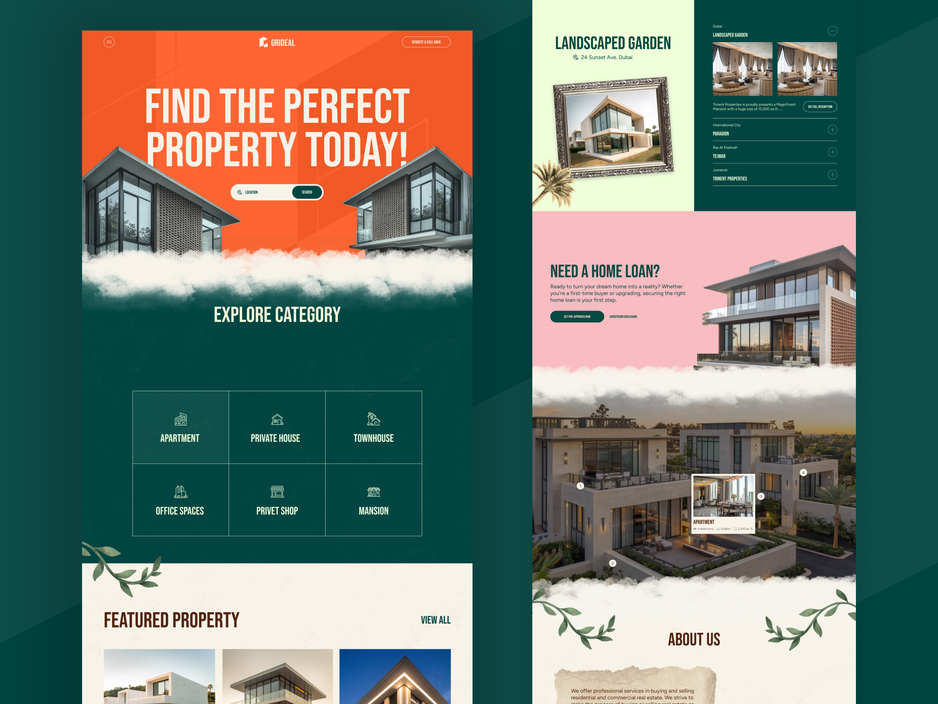 Example of Real Estate Mobile App Design