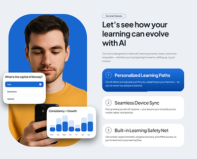 Features Section 3d animation appdesign branding design graphic design illustration logo motion graphics ui vector