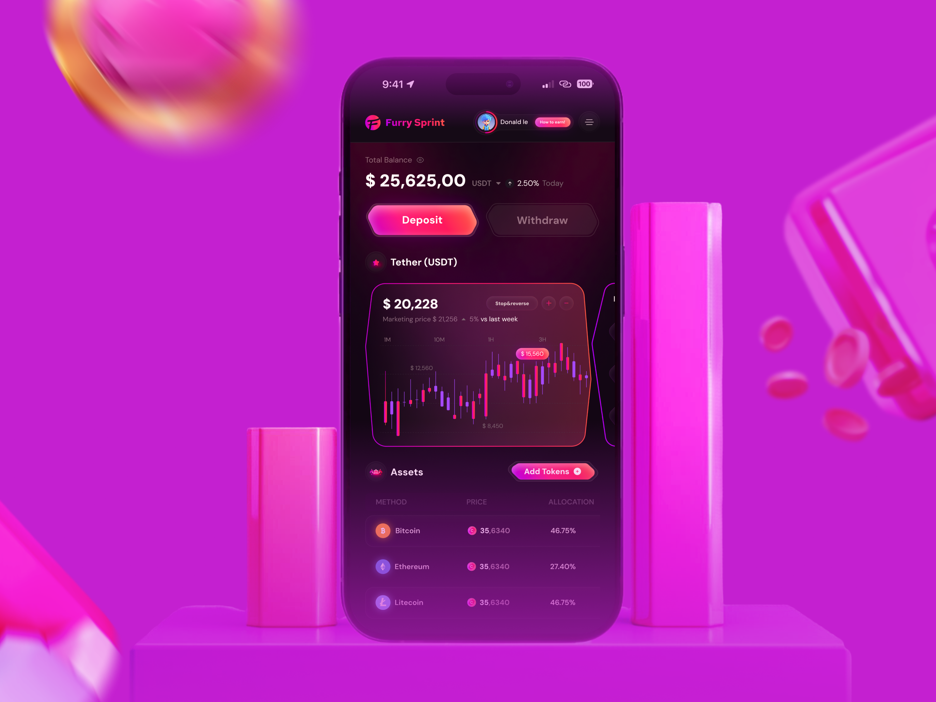 Crypto Trading Mobile App aapp app design bitcoin crypto crypto app crypto banking crypto exchange crypto exchange app crypto trading crypto trading app crypto wallet cryptocoin cryptocurrency dashboard ethereum mobile mobile app trading trading app