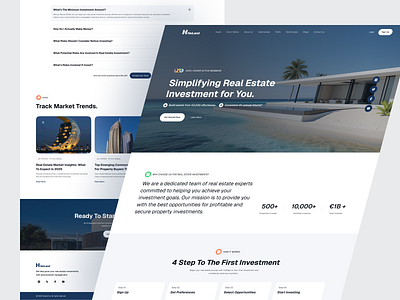 Property Investment Website agent interface invest investment investment platform landing page luxury real estate property invest real estate agency real estate website real world assets realestate residence smart investment smart property investment webdesign website