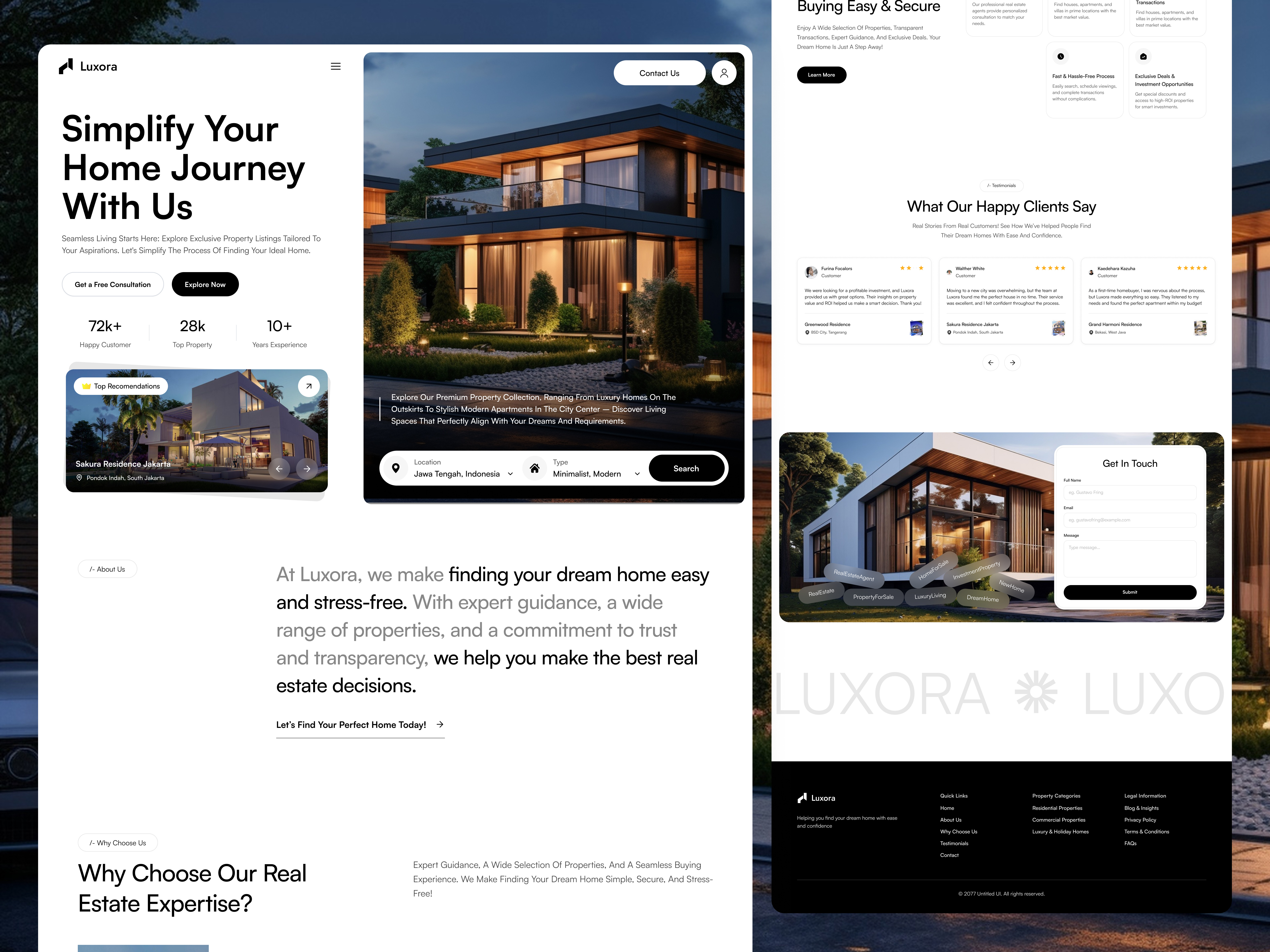 Example of Landing Page Design