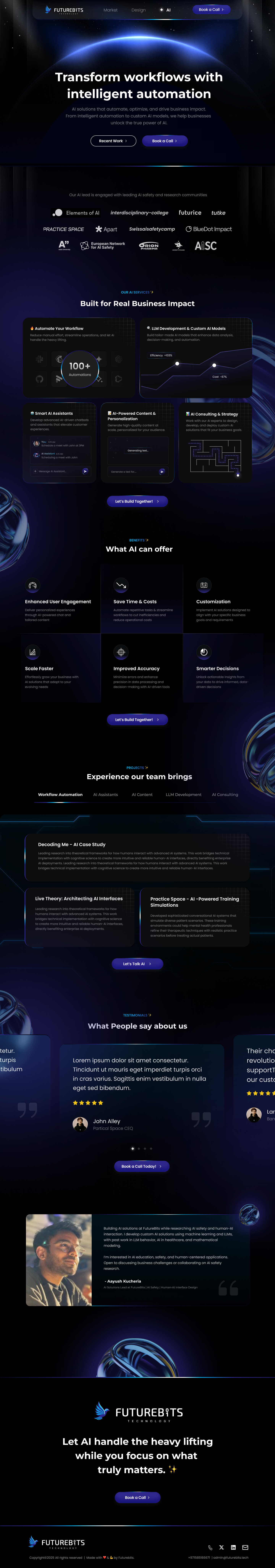 Landing Page | AI app design branding design figma graphic design illustration landing page logo redesign revamp software agency ui uiux ux vector website wireframing