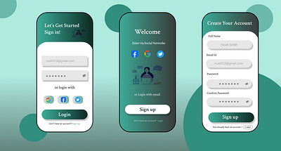 Sign Up Page - UI Design ui