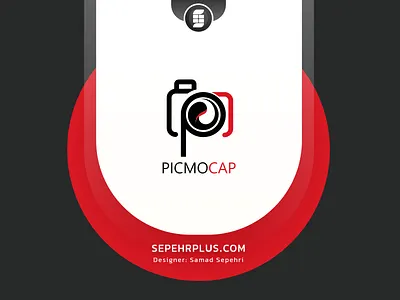 Picmocap Logo Design 3d branding design designinspiration germany graphic design graphicdesign illustration logo logodesign motiongraphics photography picmocap samad sepehri typography vector videography