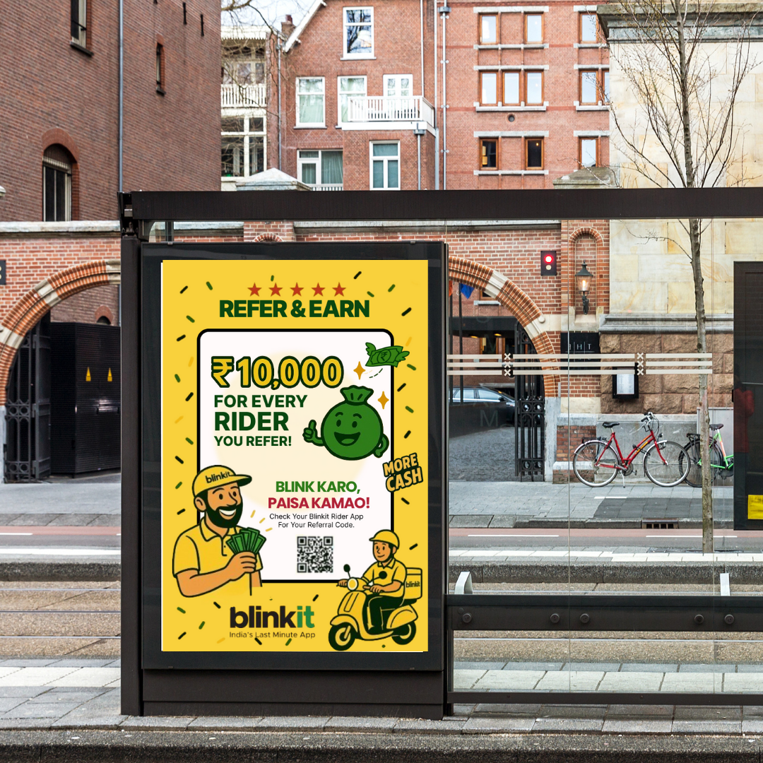 BLINKIT POSTER DESIGN ASSIGNMENT graphic design visual design